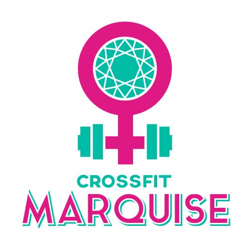 CrossFit logo with the title 'Create an alluring Logo for a womens only Crossfit Gym'