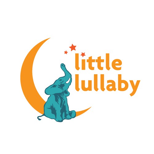 Baby clothing logo with the title 'Logo Design Entry'