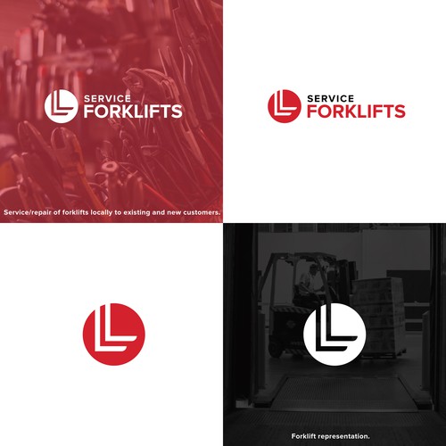 L logo with the title 'Forklift '