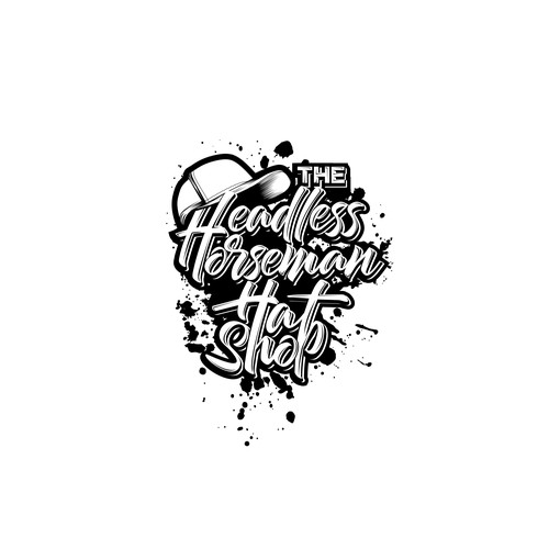 Graffiti logo with the title 'Logo design contest entry'