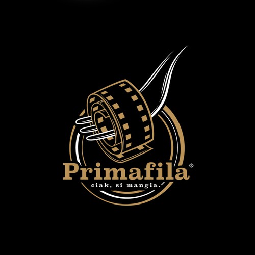 Cinema logo with the title 'Primafila'