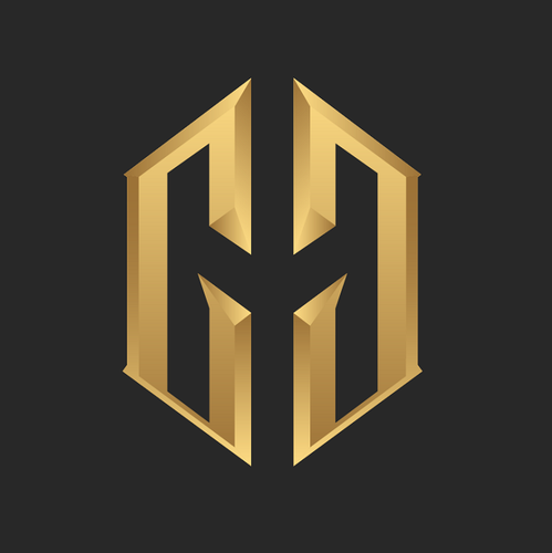 High-end brand with the title 'Bespoke double G logo for a luxury car detalier'