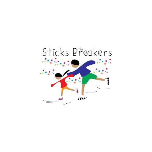Daughter design with the title 'The Stick Breakers'