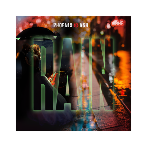 Umbrella design with the title 'Album cover'