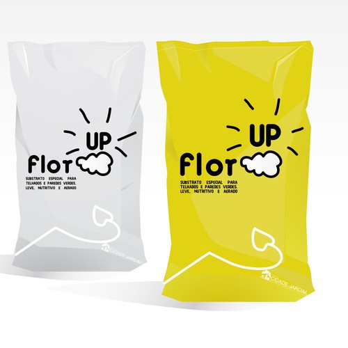 Simple label with the title 'roof garden package'