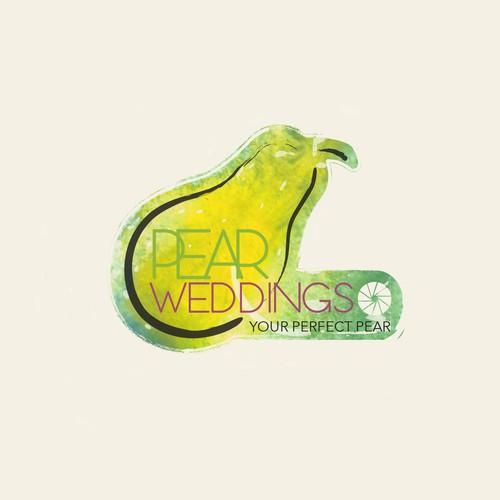 Winner logo with the title 'Pear Weddings Logo Design'