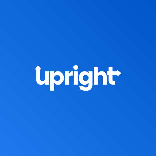 Marketing design with the title 'Upright Web'