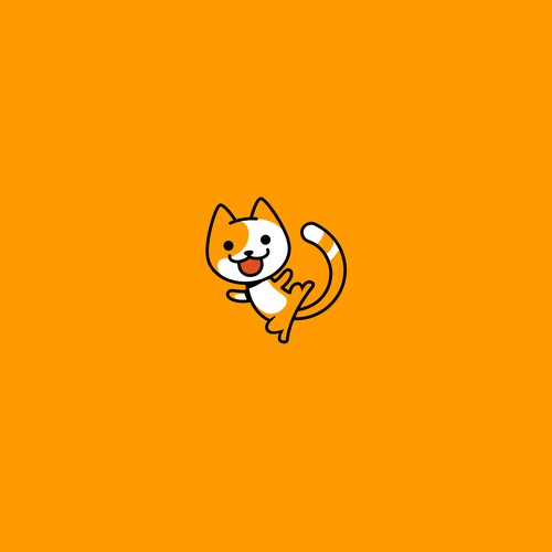 Supermarket logo with the title 'I'm a Happy Cat'
