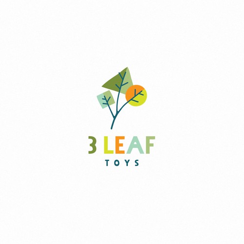 Fresh design with the title '3 Leaf Toys'