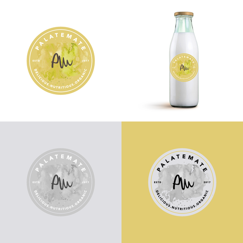 Healthy brand with the title 'Logo design for Palatemate'