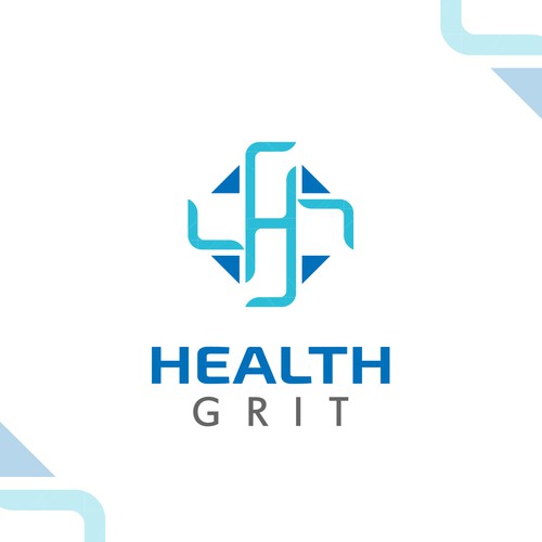 App brand with the title 'HealthGrit'