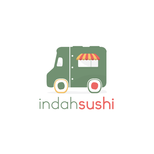 Sushi design with the title ' Logo design for the sushi truck '