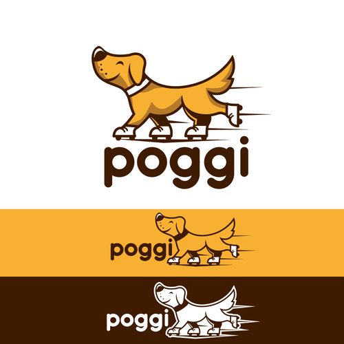 Pen design with the title 'dog skating'