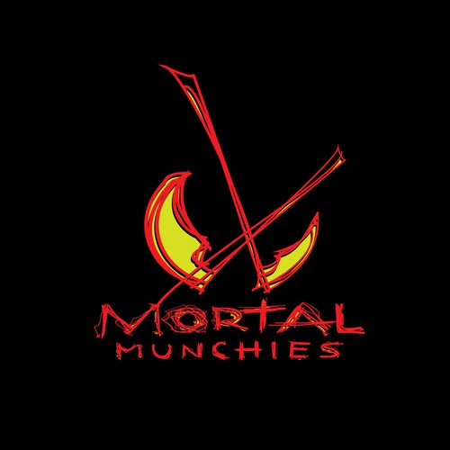 Death design with the title 'MORTAL MUNCHIES'