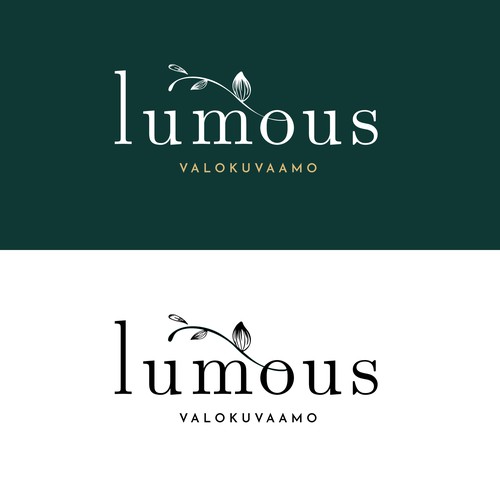 Serif logo with the title 'Organic Logo'