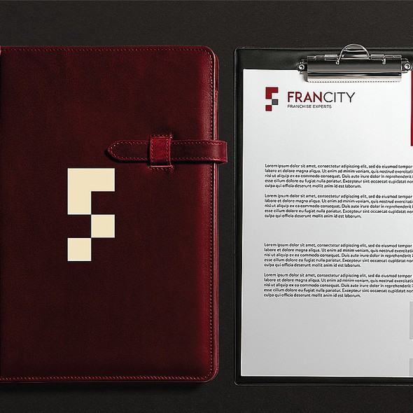 Startup brand with the title 'Francity'