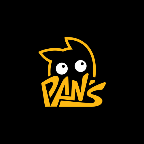 Monster design with the title 'PAN'S Logo Concept'
