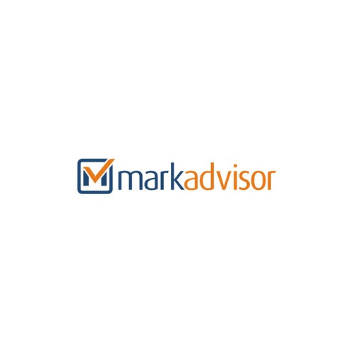 Accounting logo with the title 'Premium logo for Markadvisor (online Trademark registration services)'