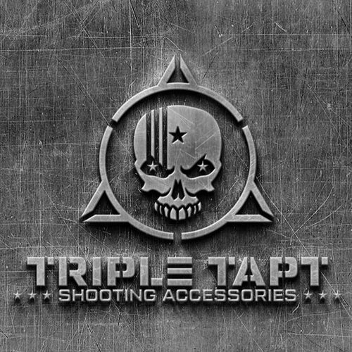 Shooting logo with the title 'Logo design for TripleTapt'