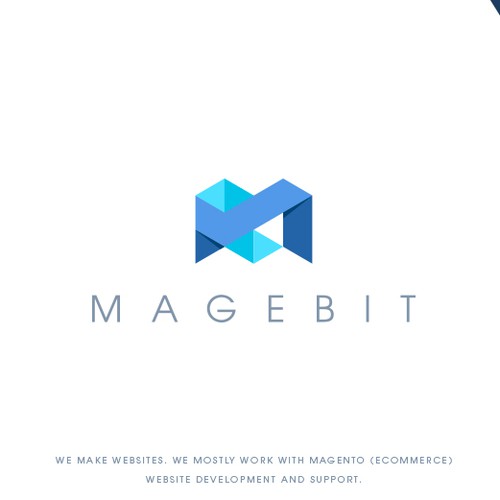 Consulting design with the title 'Magebit IT company'