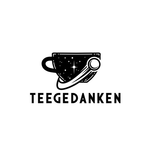 Orbit design with the title 'Cosmic Tea logo'