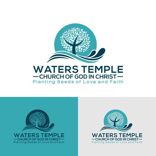 Church brand with the title 'waters temple'