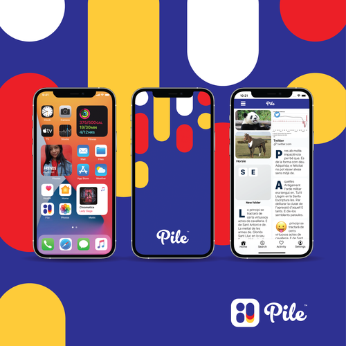 App icon logo with the title 'Pile'