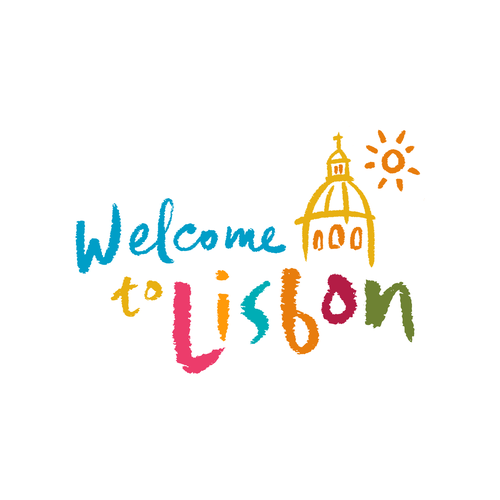 Tourism logo with the title 'Tourism logo for Lisbon'