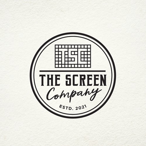 Home service logo with the title 'Logo for a screen repair company'