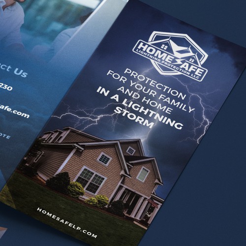 Lightning design with the title 'Lightning Protection Brochure'