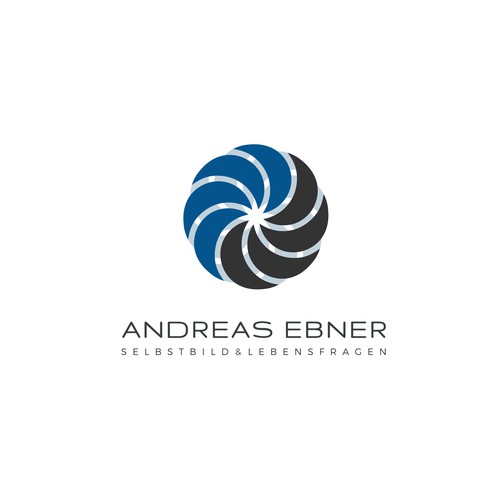 Motivational logo with the title 'Logo Andreas Ebner'