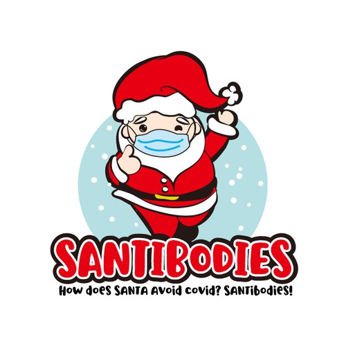Boy logo with the title 'santa logo'