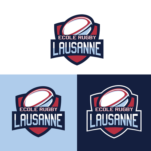 Rugby logo with the title 'Logo for Rugby'