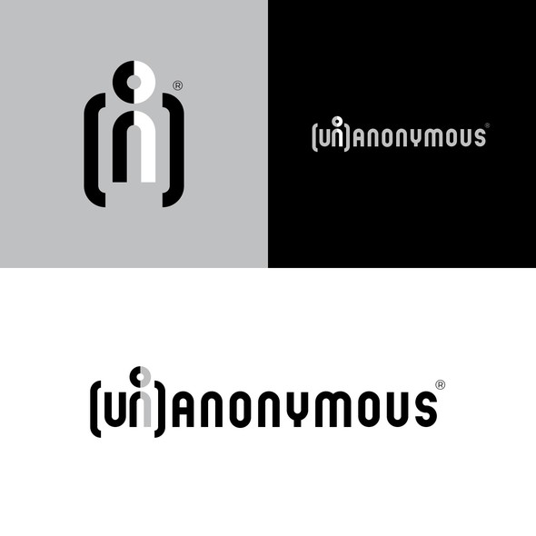 Brackets design with the title '(Un)Anonymous'