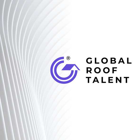 Agency design with the title 'Global Roof Talent'