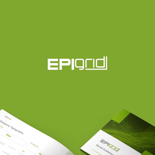 Font design with the title 'Brand Guide for cloud hosting service'