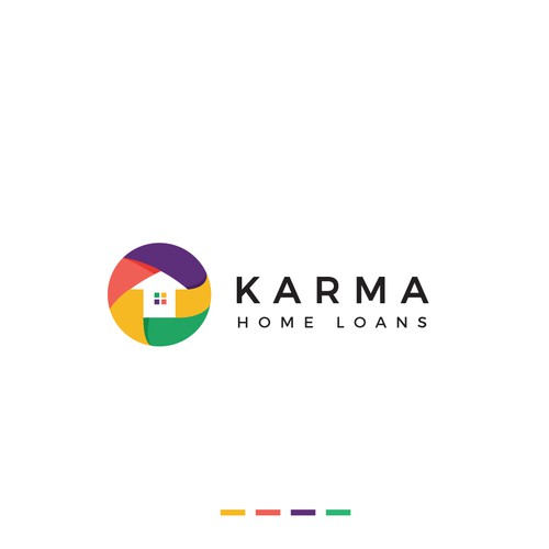 Circle brand with the title 'Logo for Karma'