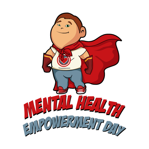 Batman logo with the title 'Mental Health Empowerment Day'