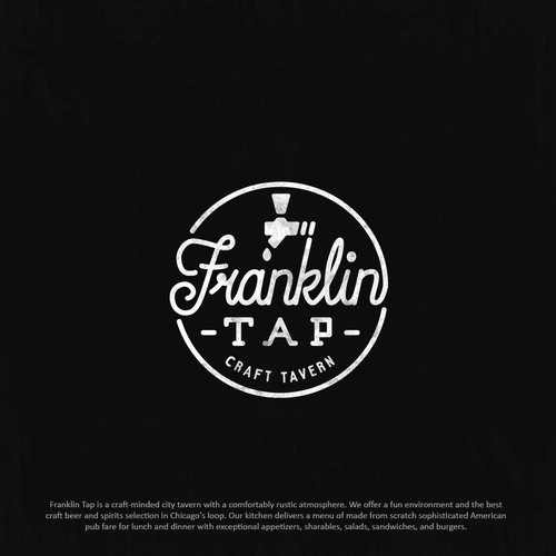 Crest brand with the title 'Craft-Minded Tavern Logo'