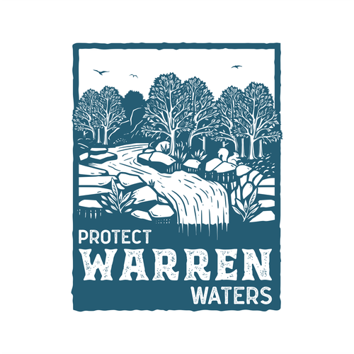 Arts logo with the title 'Protect Warren Waters'