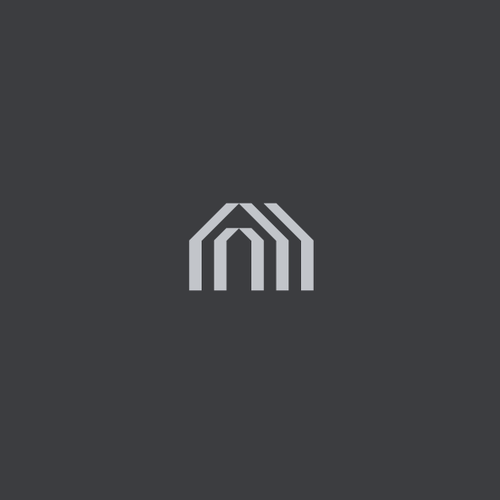 Real estate logo with the title 'Brandmark-NR0146'