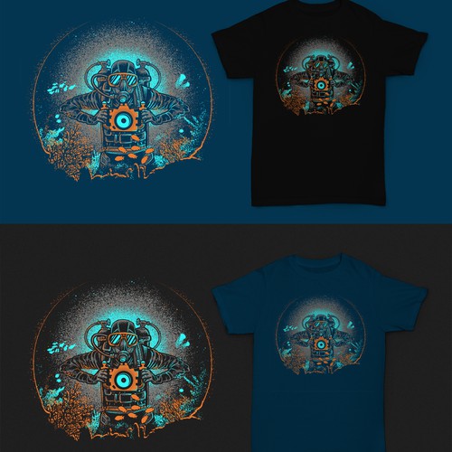 Ocean t-shirt with the title 'The Underwater Camera'