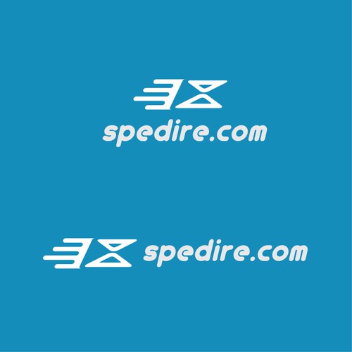 Speed brand with the title 'Logo is fast as the wind and company services'