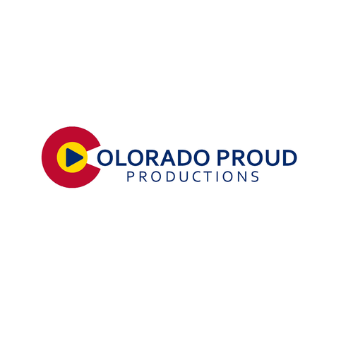 Denver logo with the title 'Colorado Proud Productions logo'