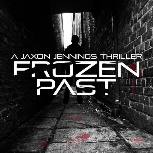 Noir book cover with the title 'Thriller novel cover'