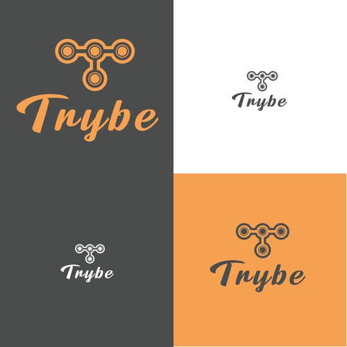 Collaboration logo with the title 'logo for creative millennials website'