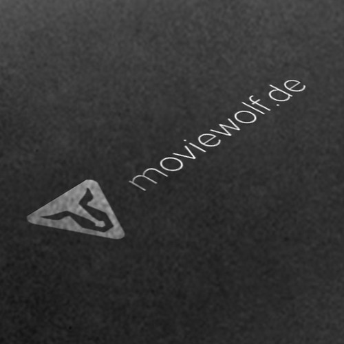 Wolf logo with the title 'Logo Design For Moviewolf.de'