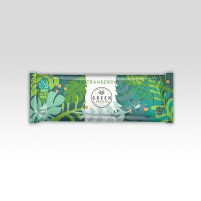 Sachet wrap label for Green protein