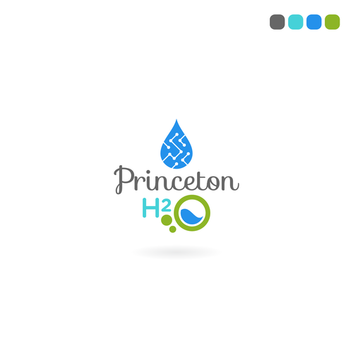 Air logo with the title 'Logo for Princeton H2O'