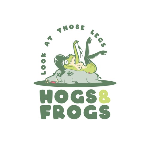 Hog logo with the title 'Logo concept for reunion'